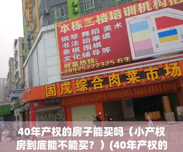 40年产权的房子能买吗（小产权房到底能不能买？）(40年产权的房子是小产权吗?)
