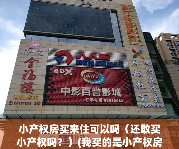 小产权房买来住可以吗（还敢买小产权吗？）(我买的是小产权房现在我想卖可以吗?)