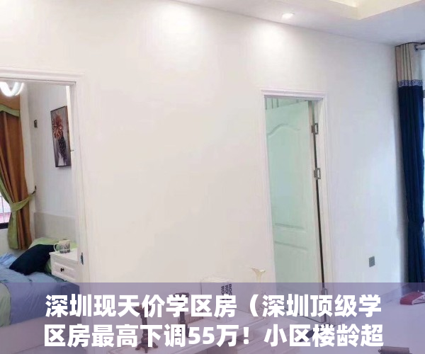 深圳现天价学区房（深圳顶级学区房最高下调55万！小区楼龄超过20年、每平单价一度超40万）