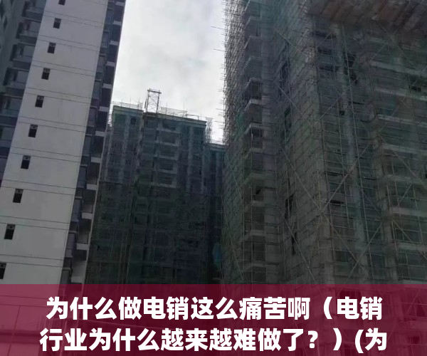 为什么做电销这么痛苦啊（电销行业为什么越来越难做了？）(为什么电销那么烦人)