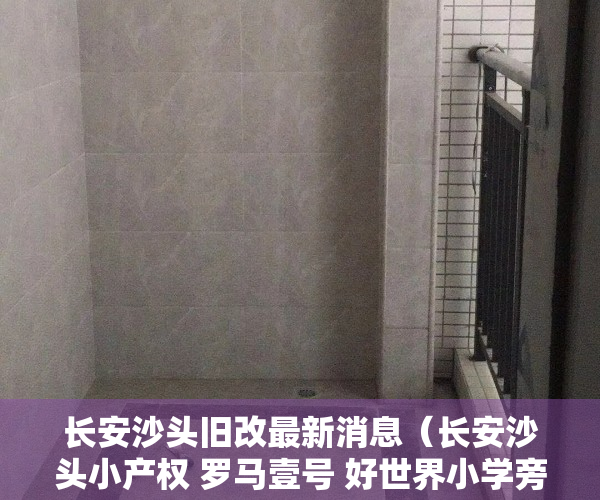 长安沙头旧改最新消息（长安沙头小产权 罗马壹号 好世界小学旁特价3380）