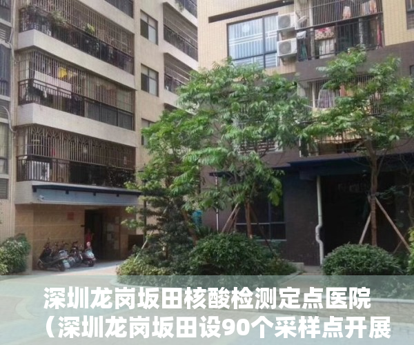 深圳龙岗坂田核酸检测定点医院（深圳龙岗坂田设90个采样点开展大规模核酸检测）