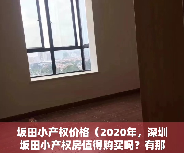 坂田小产权价格（2020年，深圳坂田小产权房值得购买吗？有那些优缺点呢？）