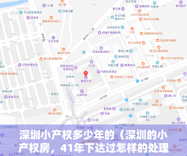 深圳小产权多少年的（深圳的小产权房，41年下达过怎样的处理办法和决定？）