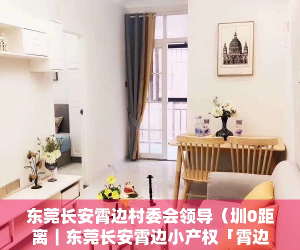 东莞长安霄边村委会领导（圳0距离｜东莞长安霄边小产权「霄边雅苑」盛大开盘）