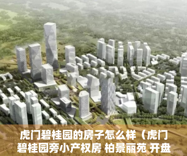 虎门碧桂园的房子怎么样（虎门碧桂园旁小产权房 柏景丽苑 开盘特价3500）