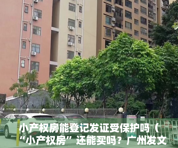 小产权房能登记发证受保护吗（“小产权房”还能买吗？广州发文明确：一律不予确权登记）