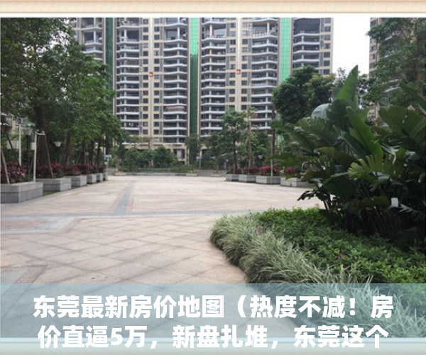 东莞最新房价地图（热度不减！房价直逼5万，新盘扎堆，东莞这个片区你会买单吗？）
