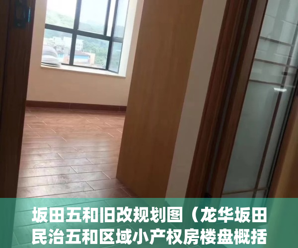 坂田五和旧改规划图（龙华坂田民治五和区域小产权房楼盘概括）(坂田五和属于深圳哪个区)