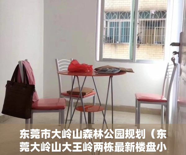 东莞市大岭山森林公园规划（东莞大岭山大王岭两栋最新楼盘小产权房《森林里》依山傍水 带停车场 首付二成分期五年！）