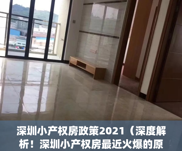 深圳小产权房政策2021（深度解析！深圳小产权房最近火爆的原因！）(深圳小产权房新政策)