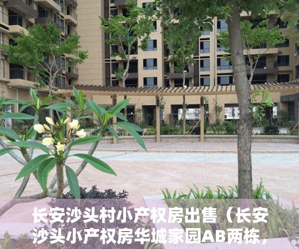 长安沙头村小产权房出售（长安沙头小产权房华城家园AB两栋，自带停车场）