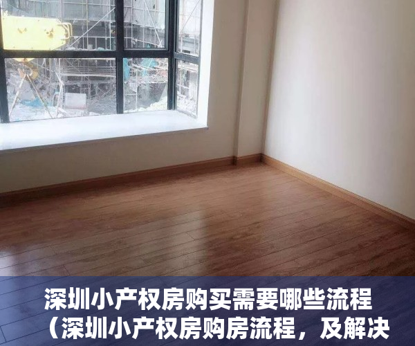 深圳小产权房购买需要哪些流程（深圳小产权房购房流程，及解决购买疑虑）