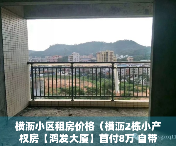 横沥小区租房价格（横沥2栋小产权房【鸿发大厦】首付8万 自带免费停车场地 小公园凉亭配套）