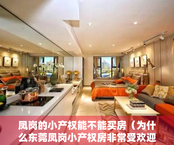 凤岗的小产权能不能买房（为什么东莞凤岗小产权房非常受欢迎，市场状态是供不应求？）