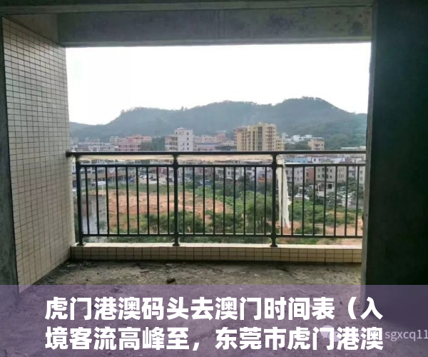 虎门港澳码头去澳门时间表（入境客流高峰至，东莞市虎门港澳客运码头每天增加一个入境航班）