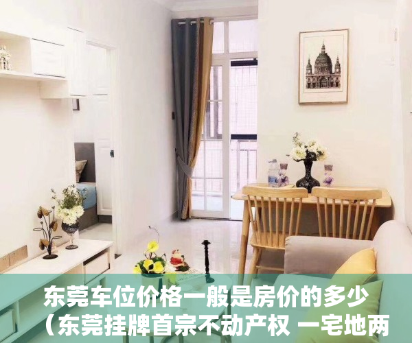 东莞车位价格一般是房价的多少（东莞挂牌首宗不动产权 一宅地两车位起拍价105万元）