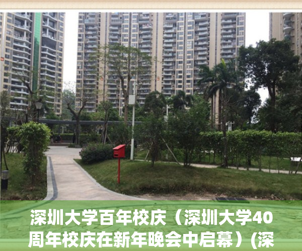 深圳大学百年校庆（深圳大学40周年校庆在新年晚会中启幕）(深圳大学2020开学典礼)