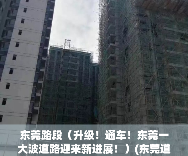 东莞路段（升级！通车！东莞一大波道路迎来新进展！）(东莞道路地图)