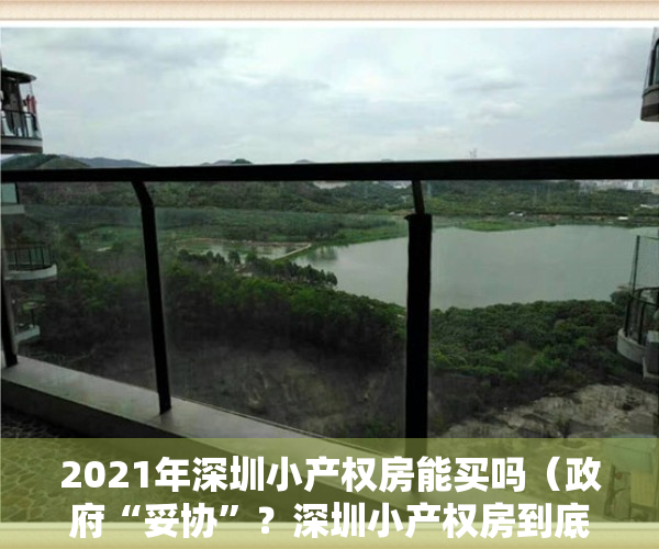2021年深圳小产权房能买吗（政府“妥协”？深圳小产权房到底买得买不得？）