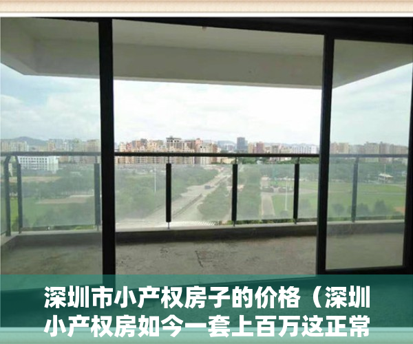 深圳市小产权房子的价格（深圳小产权房如今一套上百万这正常吗？值不值得购买？）