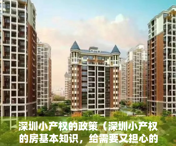 深圳小产权的政策（深圳小产权的房基本知识，给需要又担心的你一个答案）