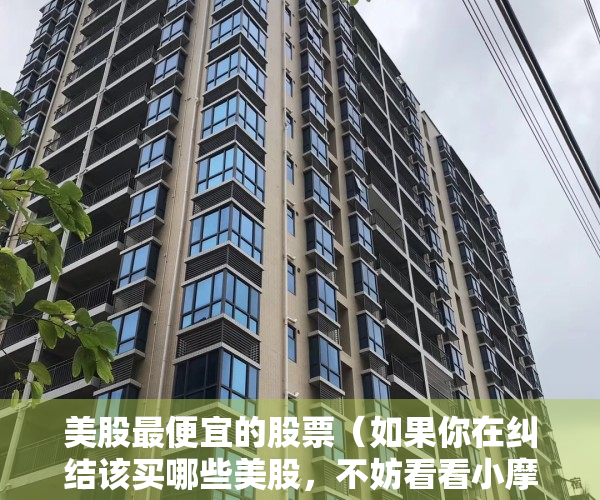 美股最便宜的股票（如果你在纠结该买哪些美股，不妨看看小摩选出的这两只“最佳选择”）