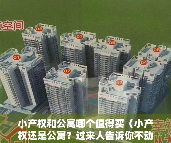 小产权和公寓哪个值得买（小产权还是公寓？过来人告诉你不动产投资思路别搞错）