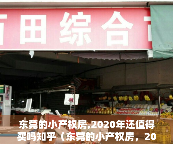 东莞的小产权房,2020年还值得买吗知乎（东莞的小产权房，2020年还值得买吗？）