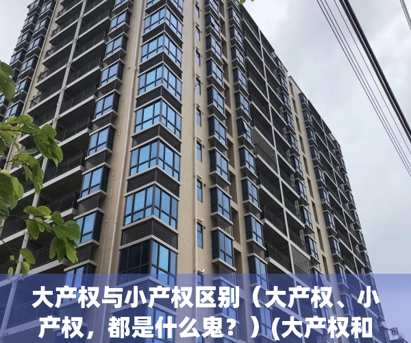 大产权与小产权区别（大产权、小产权，都是什么鬼？）(大产权和小产权的区别在哪里?)