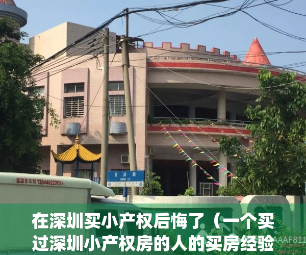 在深圳买小产权后悔了（一个买过深圳小产权房的人的买房经验）(深圳买小产权房后悔了吗)