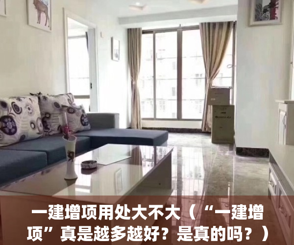 一建增项用处大不大（“一建增项”真是越多越好？是真的吗？）(一建增项需要考几科)