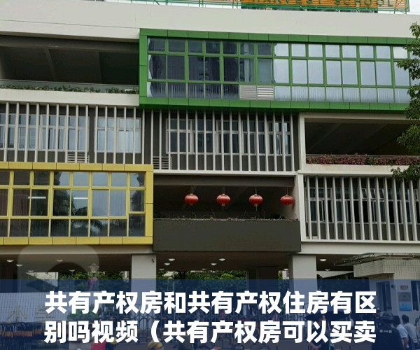 共有产权房和共有产权住房有区别吗视频（共有产权房可以买卖吗？共有产权房和商品房的区别是什么？）