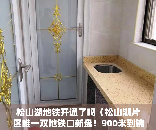 松山湖地铁开通了吗（松山湖片区唯一双地铁口新盘！900米到锦绣山河！）