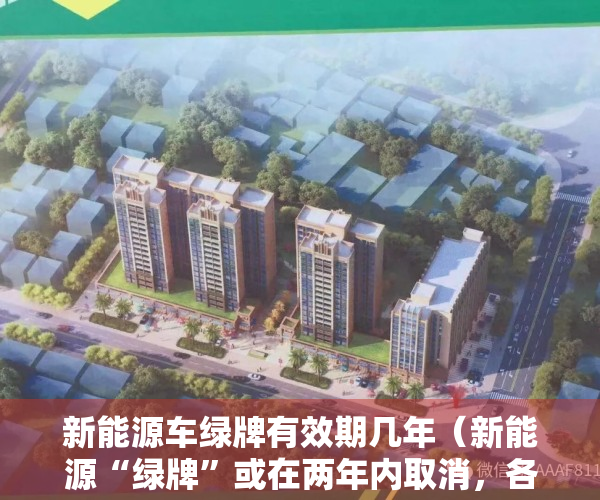 新能源车绿牌有效期几年（新能源“绿牌”或在两年内取消，各地开始收养路费等）