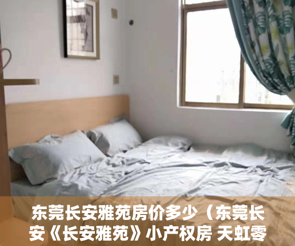东莞长安雅苑房价多少（东莞长安《长安雅苑》小产权房 天虹零距离轻轨口核心地段）