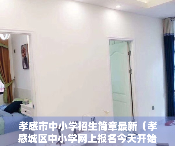 孝感市中小学招生简章最新（孝感城区中小学网上报名今天开始！最详报名攻略，拿走不谢！）
