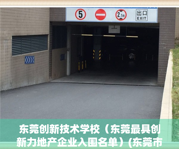东莞创新技术学校（东莞最具创新力地产企业入围名单）(东莞市创新技术学院)