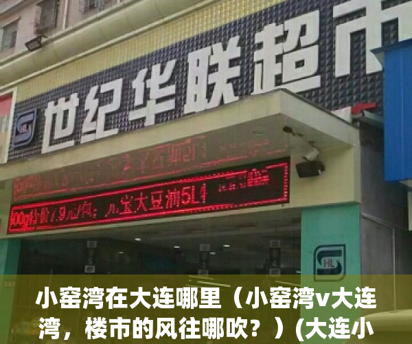小窑湾在大连哪里（小窑湾v大连湾，楼市的风往哪吹？）(大连小窑湾楼盘值得投资吗)