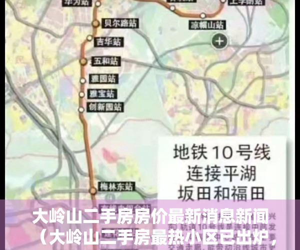大岭山二手房房价最新消息新闻（大岭山二手房最热小区已出炉，占据榜首的竟是它）