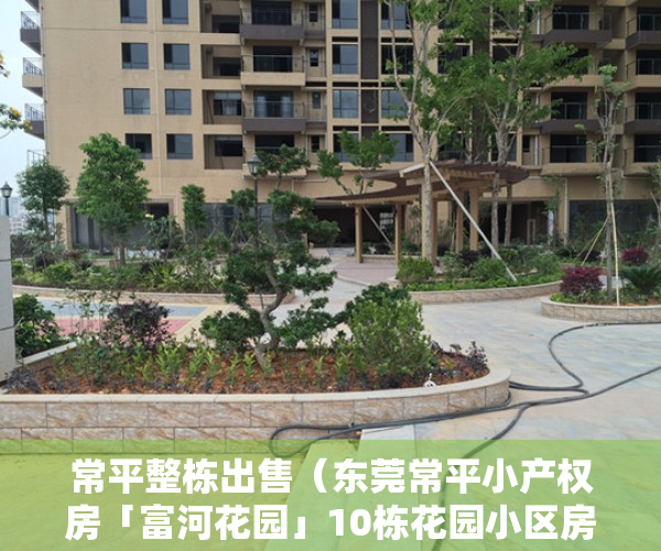 常平整栋出售（东莞常平小产权房「富河花园」10栋花园小区房，带车库，分期10年）