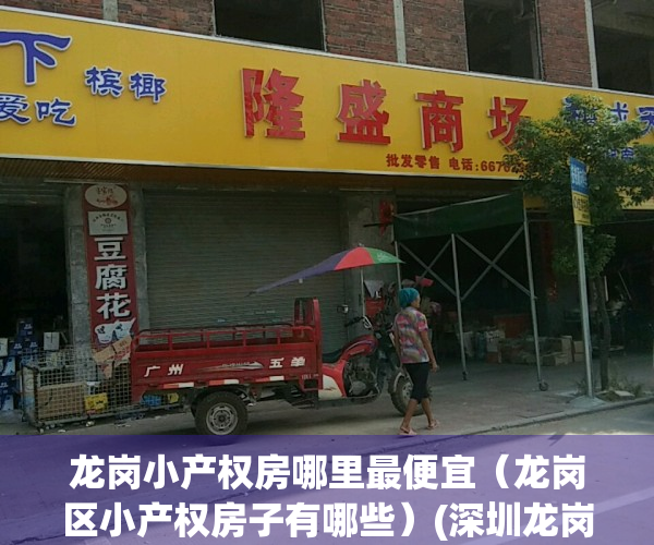龙岗小产权房哪里最便宜（龙岗区小产权房子有哪些）(深圳龙岗区小产权房2020新盘)