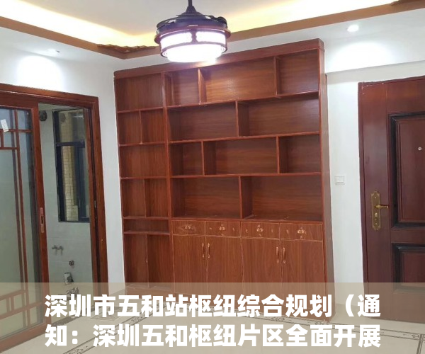 深圳市五和站枢纽综合规划（通知：深圳五和枢纽片区全面开展意愿征集和权利人核实工作）