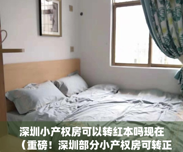 深圳小产权房可以转红本吗现在（重磅！深圳部分小产权房可转正）(深圳小产权会转正吗)