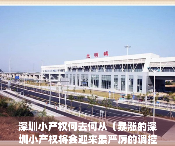 深圳小产权何去何从（暴涨的深圳小产权将会迎来最严厉的调控打击）(深圳小产权暴涨30%)