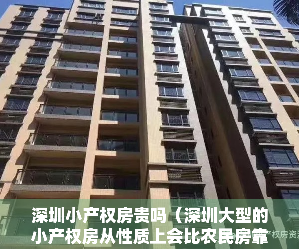 深圳小产权房贵吗（深圳大型的小产权房从性质上会比农民房靠谱点吗？）