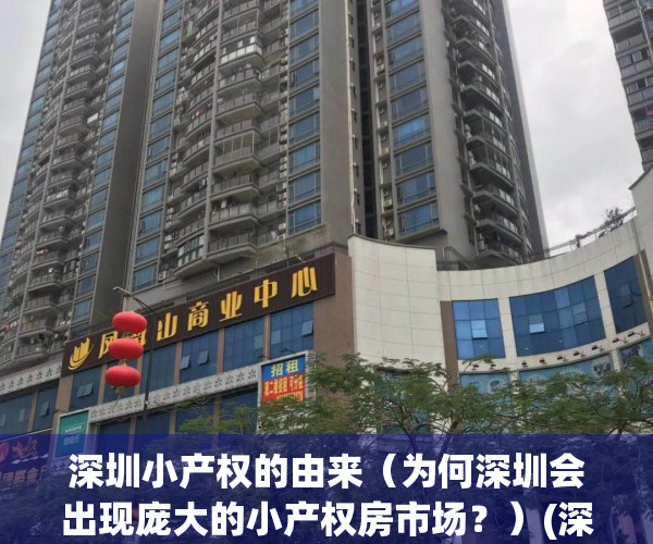 深圳小产权的由来（为何深圳会出现庞大的小产权房市场？）(深圳小产权是啥意思)