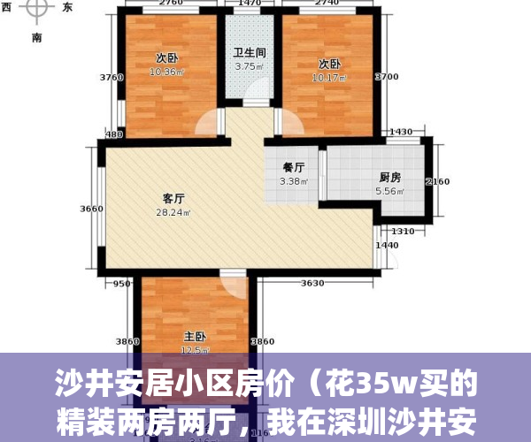 沙井安居小区房价（花35w买的精装两房两厅，我在深圳沙井安家）(南昌沙井安居小区怎么样)