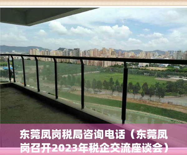 东莞凤岗税局咨询电话（东莞凤岗召开2023年税企交流座谈会）(国家税务总局东莞市税务局凤岗税务分局)
