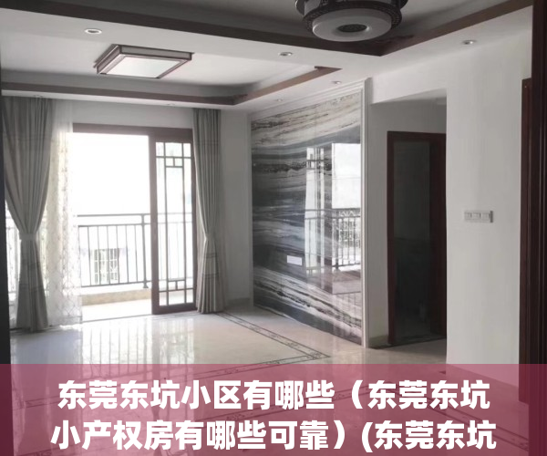 东莞东坑小区有哪些（东莞东坑小产权房有哪些可靠）(东莞东坑有哪些楼盘)